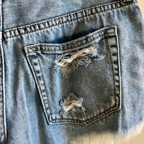 FREE PEOPLE denim shorts - Picture 6 of 13